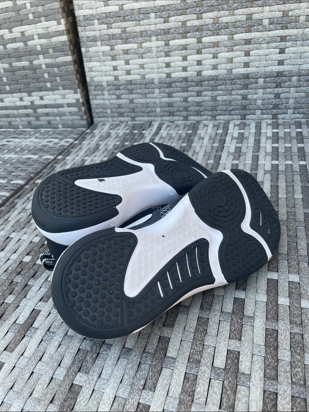 Nike Black and White Running Shoes